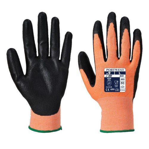 Portwest A643 A643 - Sárga Cut 3 kesztyű 11/XXL