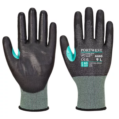 Portwest A660 A660 CT200 VHR18 PU vágásbiztos kesztyű XL
