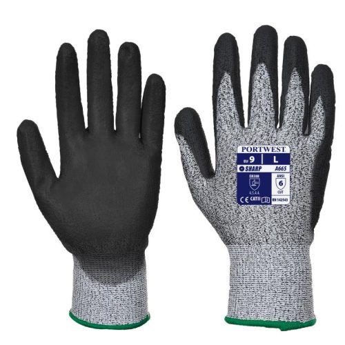 Portwest A665 A665 - Továbbfejlesztett Cut 5 kesztyű (szürke, 11/XXL) 11/XXL