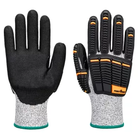 Portwest A718 Impact C13 nitrilhab kesztyű Szürke/Fekete 12/3XL