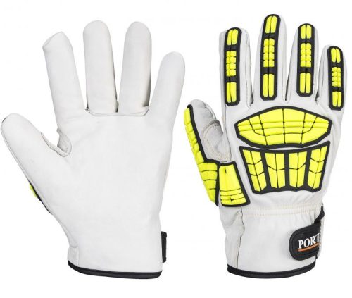Portwest A745 A745 - Big Bear Impact kesztyű (fehér, 7/S) 7/S