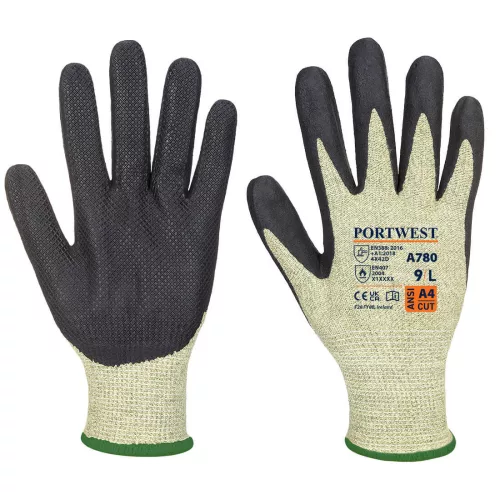 portwest a780 arc grip kesztyű xl zöld fekete
