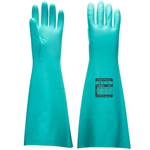 Portwest A813 Extra hosszú nitril kesztyű M