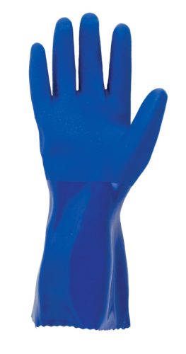 portwest a880 vegyszerálló védőkesztyű 30cm xl kék