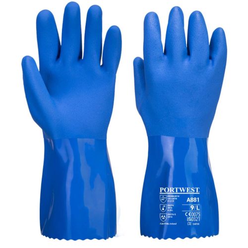 portwest a881 marine ultra pvc kesztyű s kék