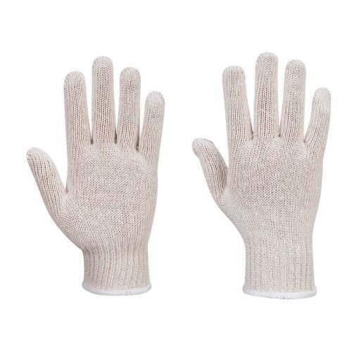 Portwest AB030 AB030 - String Knit kötött kesztyű (288 pár) (fehér, L) L