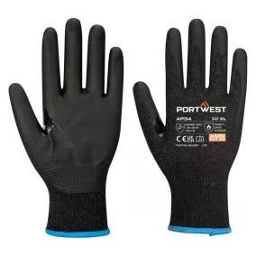 Portwest AP34 LR15 nitrilhab érintőképernyős kesztyű (12 pár) XS