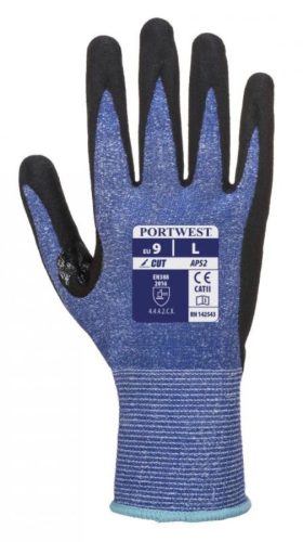 Portwest AP52B Dexti Cut, 5 Ultra kesztyű - kék/fekete (kék/fekete, XXL) XXL