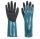 Portwest AP60 AP60 - Sandy Grip Lite hosszúszárú kesztyű (kék/fekete, 11/XXL) 11/XXL