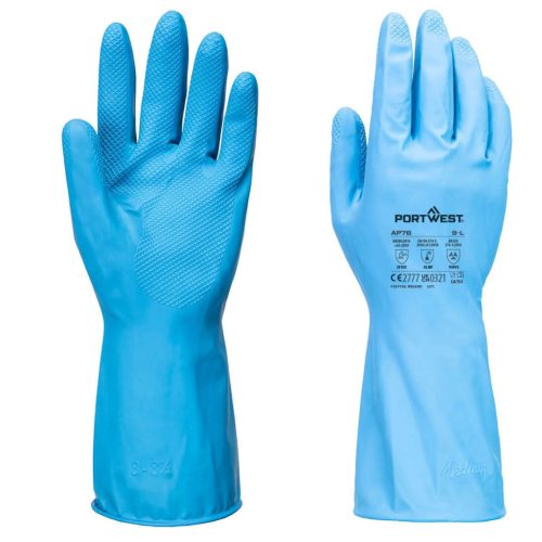 Portwest AP76 FD Chemical B Latex könnyű kesztyű (12 pár) XL
