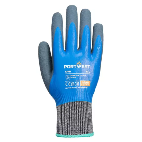 termék:  Portwest AP81 - Liquid Pro HR Cut Kesztyű 10/XL Kék