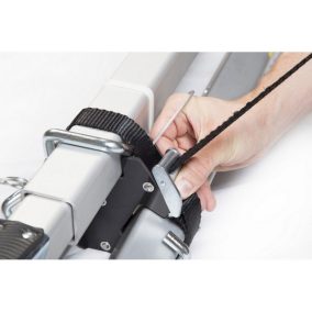 A teleszkópos Cado mentőállvány 130-230 cm közötti magasságban állítható, de rendelhető 179-290 cm-es, 1000 kg teherbírással rendelkező változatban is. (AT013)