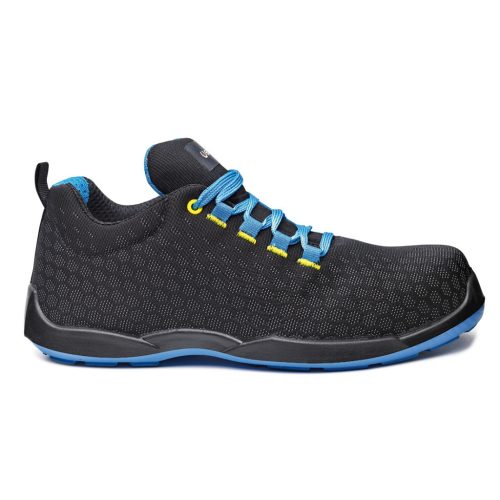 BASE B0677 BASE Marathon munkavédelmi cipő S3 SRC (fekete/kék, 45) 45