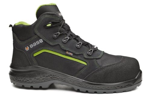 base b0898 be-powerful top munkavédelmi bakancs s3 wr src 36 fekete zöld