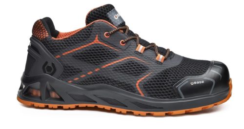 BASE B1004 K-Move munkavédelmi cipő S1P HRO SRC (fekete/narancs, 39) 39