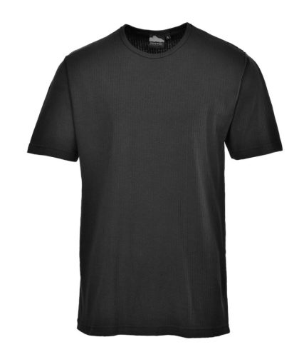 Portwest B120 Rövid ujjú póló Fekete 3XL