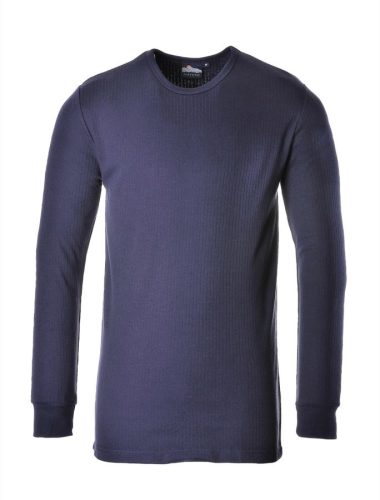 portwest b123 hosszú ujjú póló 4xl tengerészkék