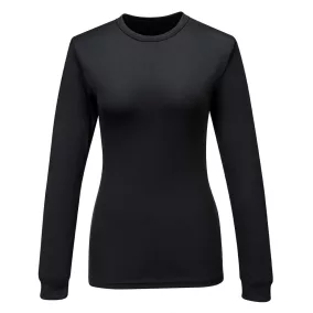 Portwest B136 Női Baselayer Top L/S Fekete XXL