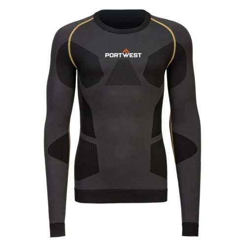 Portwest B173 B173 DynamicAir Baselayer Jégerfelső (szürke, L) L