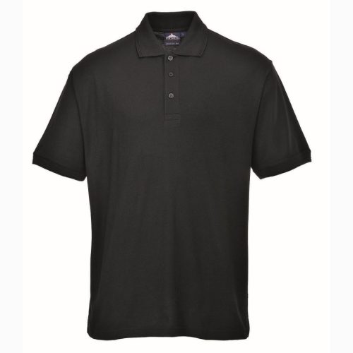 portwest b210 nápoly teniszpóló 4xl fekete