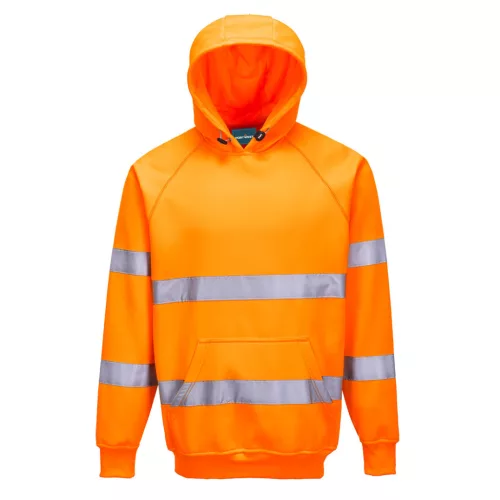 portwest b304 jól láthatósági kapucnis pulóver 4xl narancs