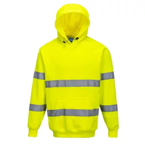 portwest b304 jól láthatósági kapucnis pulóver 3xl sárga