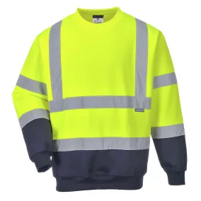 Portwest B306 Kéttónusú jól láthatósági pulóver 4XL