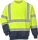 portwest b306 kéttónusú jól láthatósági pulóver 3xl sárga tengerészkék