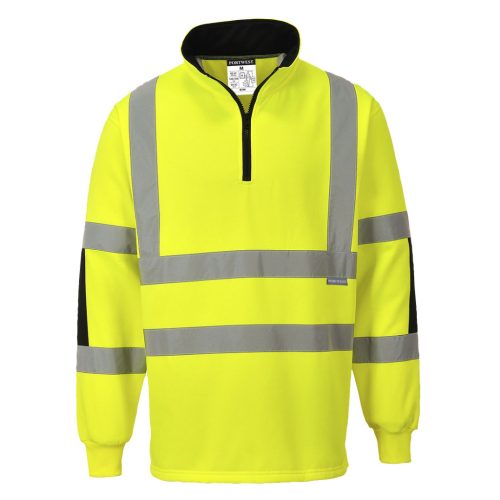 Portwest B308 Jól láthatósági Rugby pulóver XS