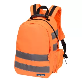 portwest b904 jól láthatósági hátizsák gyorskioldóval narancs