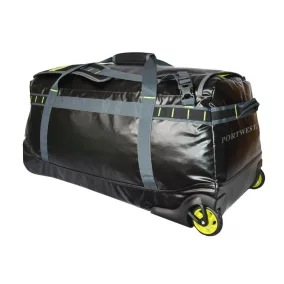 Portwest B951 B951 PW3 100L vízálló Duffle gurulós táska Fekete