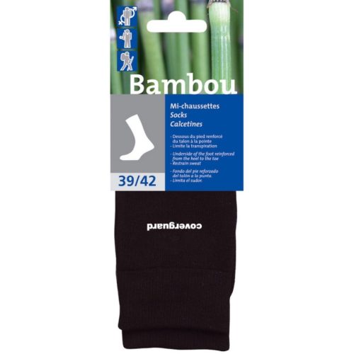 euro-protection bamb3-4 zokni bambou 39-42 fekete