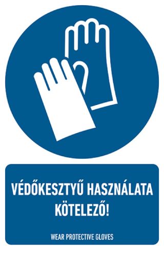AFV BIT012001 Védőkesztyű használata kötelező! PVC 1 mm 160 x 250 mm