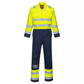 portwest biz7 hivis anti-static heggesztő overál 3xl sárga tengerészkék