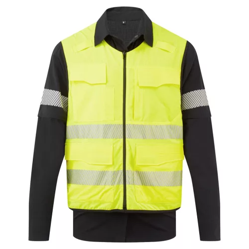 termék:  Portwest Ultimate Modular Hi-Vis az 5-in-1 S Fekete/Sárga