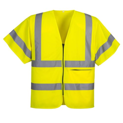 Portwest C372 C372 Fél ujjú zippzáras mellény 3XL