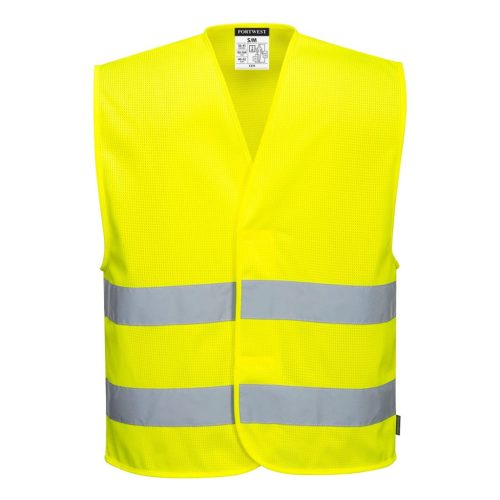 Portwest C374 MeshAir Hi-Vis kéttónusú mellény S/M
