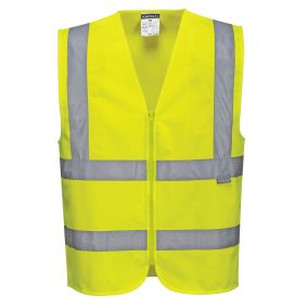 Portwest C375 Hi-Vis zippzáras mellény XXL