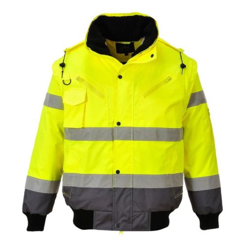A Portwest jólláthatósági Bomber dzseki öt különböző színvariációban, S-5XL méretezésben kapható, rendelhető munkavédelmi kabát.