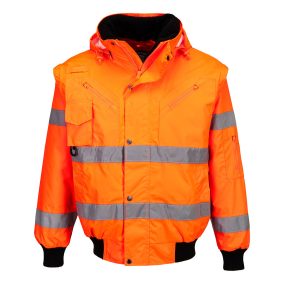 Portwest C467 Hi-Vis 3 az 1-ben Bomber dzseki XS