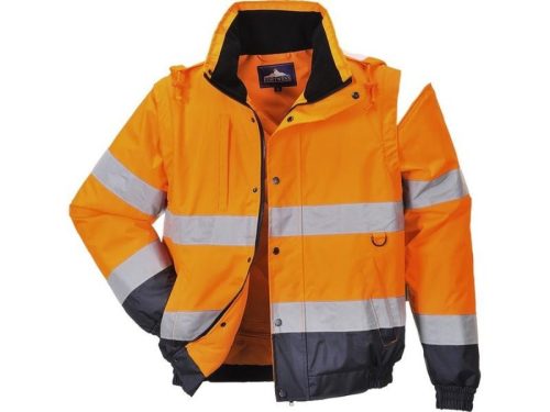portwest c468 hi-vis 2 az 1-ben kabát xxl narancs