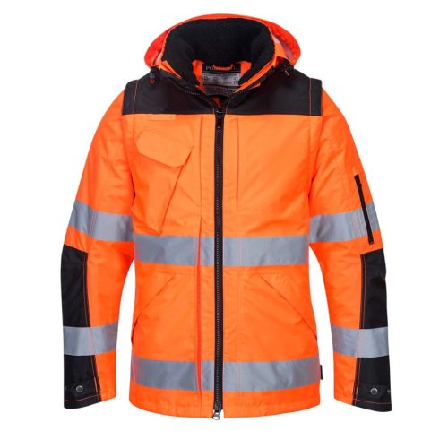 portwest c469 3 az 1-ben kabát xl narancs fekete