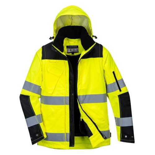 portwest c469 3 az 1-ben kabát xxl sárga fekete