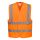 Portwest C470 Jól láthatósági két csíkos mellény 4XL/5XL