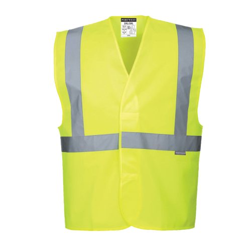 Portwest C472 Jól láthatósági egy csíkos mellény 4XL/5XL