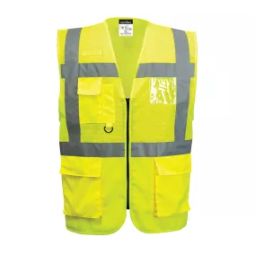 Portwest Madrid hálós vezetői mellény 6XL Sárga