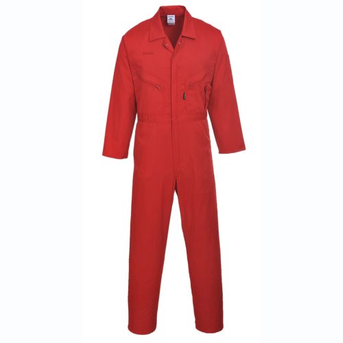 Portwest C813 Liverpool Zip overál Piros XXL