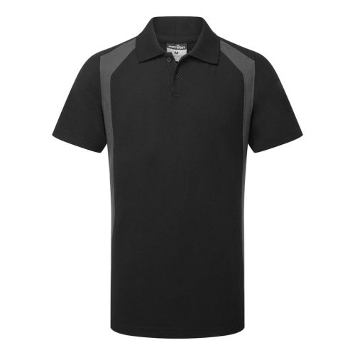 Portwest WX2 PÓLÓING S/S 3XL Fekete/Szürke