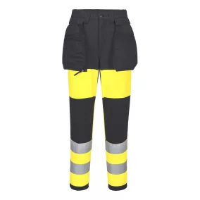 termék:  Portwest WX2 Eco Hi-Vis női 1. osztályú Stretch nadrág WX2 Eco Hi-Vis női nadrág 30 Sárga/Fekete