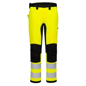 Portwest WX2 ECO Hi-Vis Stretch Trade nadrág 48 Sárga/Fekete